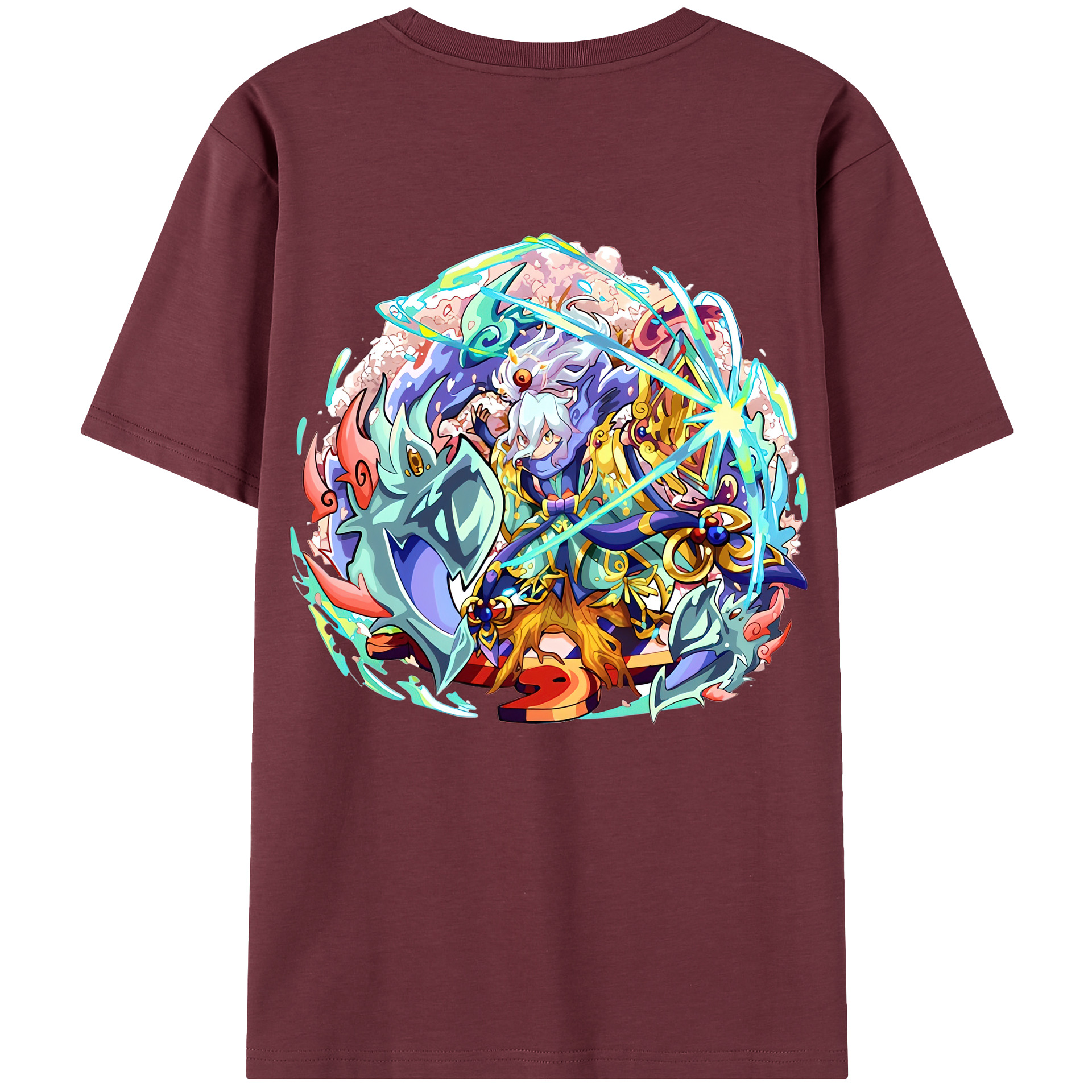 （画像用） 妖怪ウォッチ Yo-kai Watch 綿100％半袖Tシャツ（背面プリント）